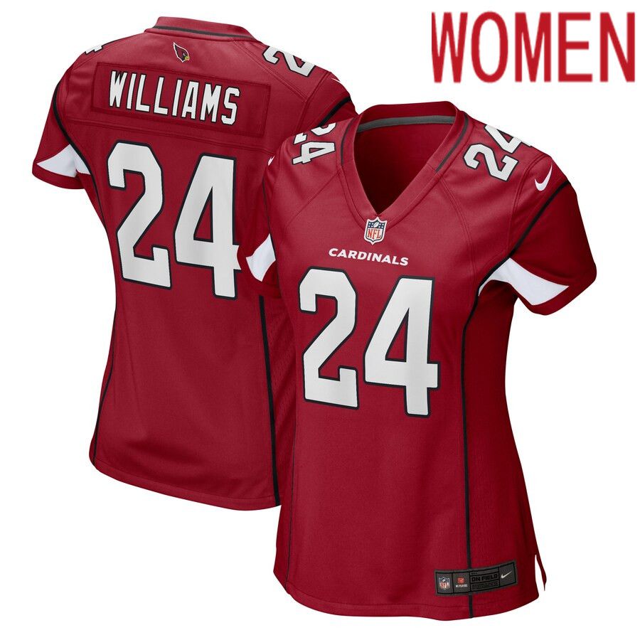 Women Arizona Cardinals 24 Darrel Williams Nike Cardinal Game Player NFL Jersey